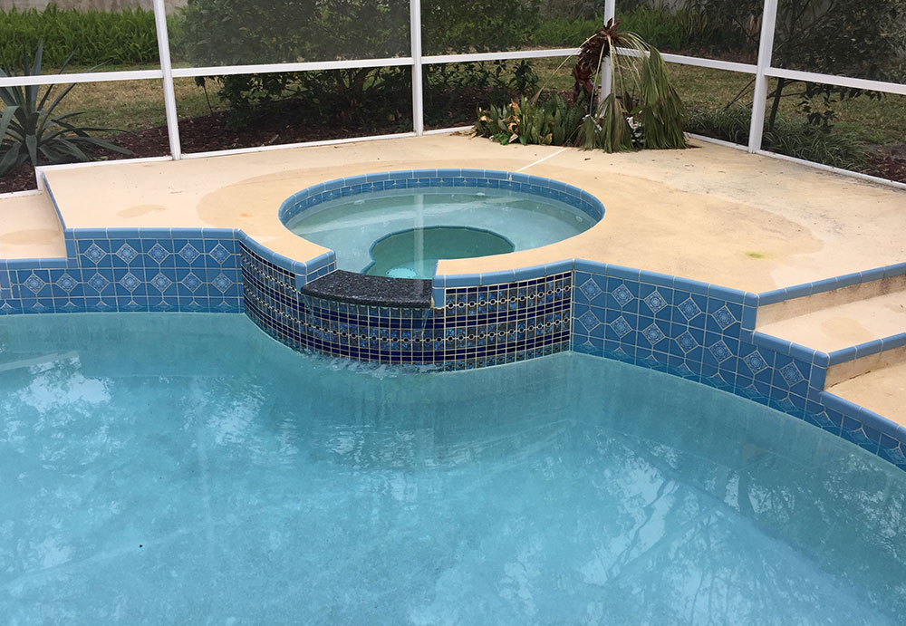Before Photo of Pool Deck Project in Orlando, FL