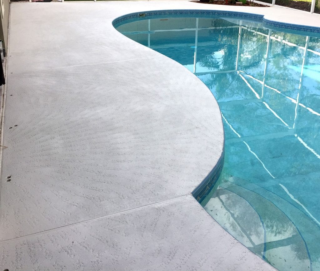 After Photo of Pool Deck Project in Oviedo, FL