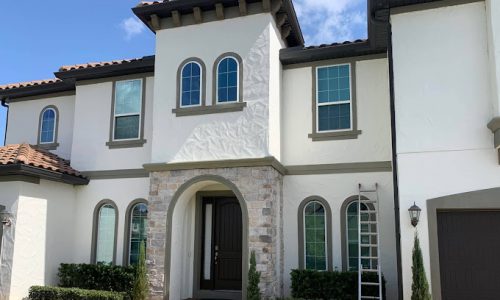 Residential exterior painting services