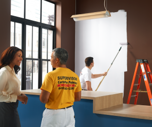 certapro painters painting a retail property interior