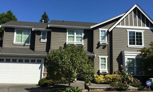 Brown Exterior House Painting