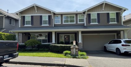 Refreshed Home Exterior in Sammamish