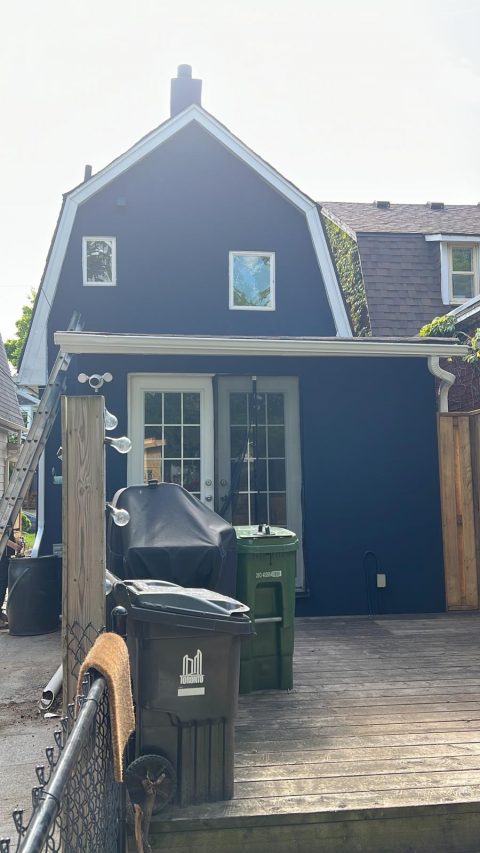 house exterior after painting
