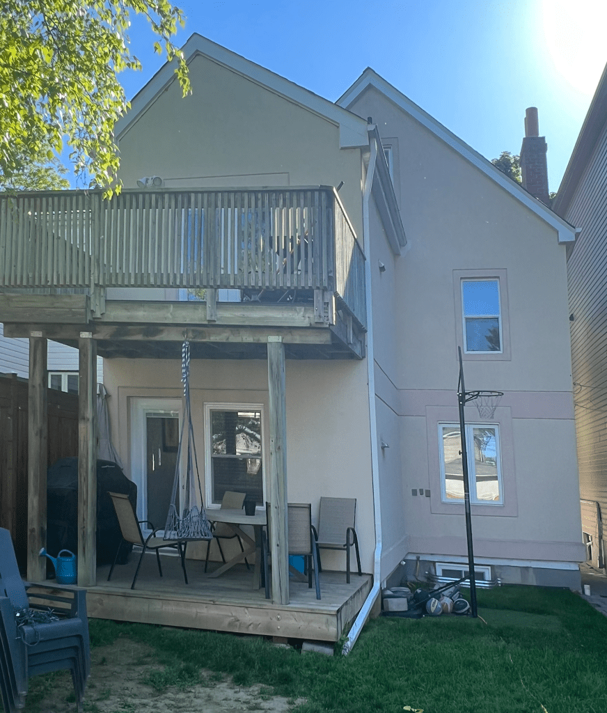 Exterior Painting in Leslieville Before