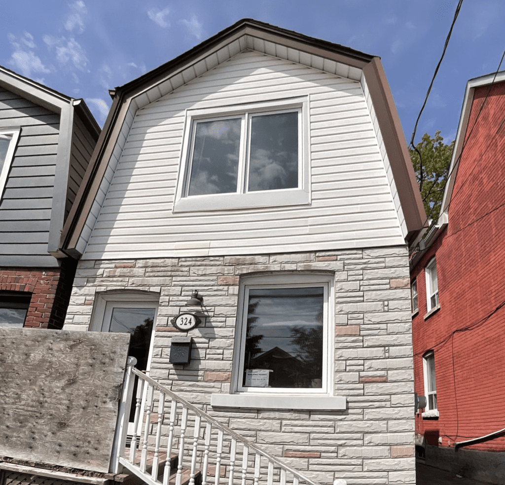 Brick Painting in East York – Front Before