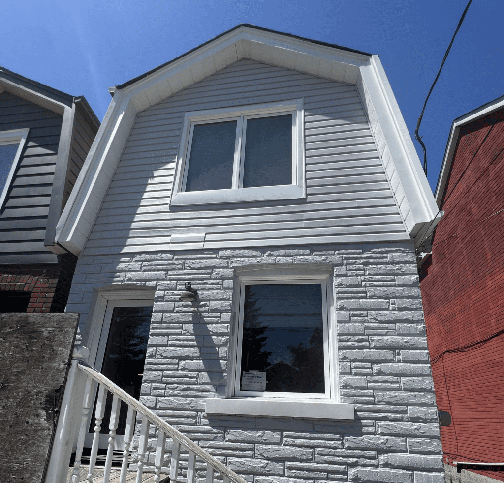 Brick Painting in East York – Front After