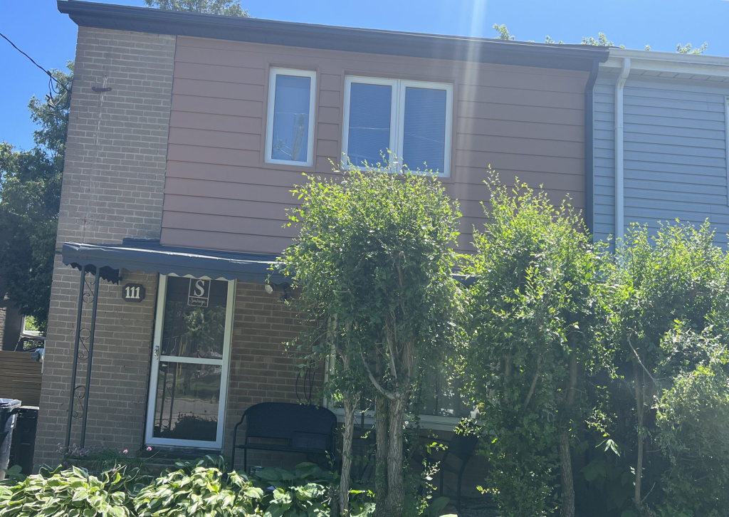 Brick and Siding Painting in Scarborough – Front After