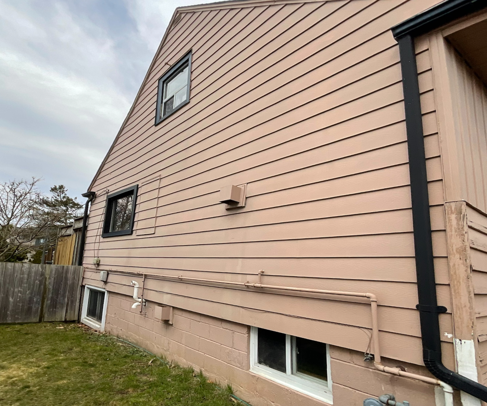 Dark Exterior Repaint in Scarborough, Toronto Before