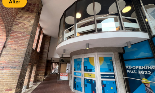 Entrance Awning | Before