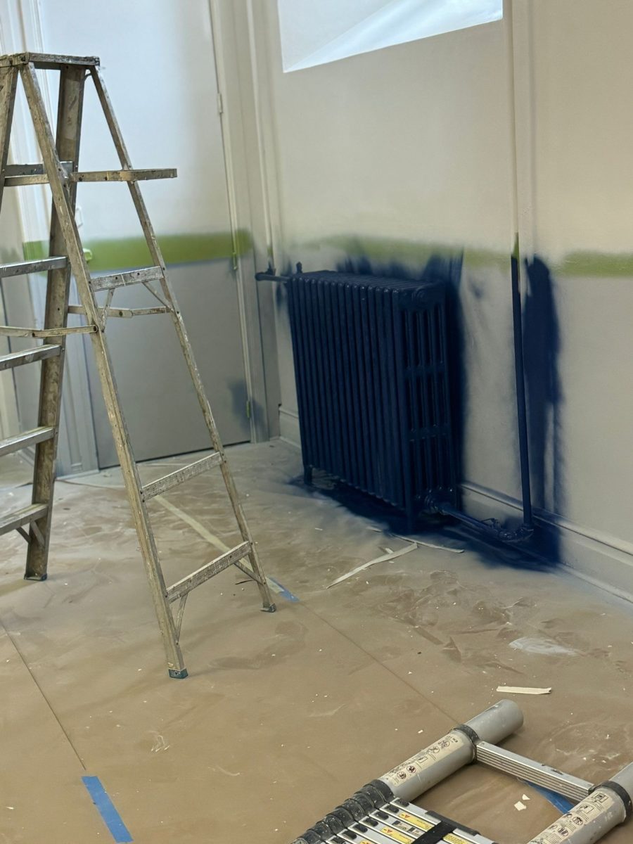 radiators being painted dark blue Preview Image 7