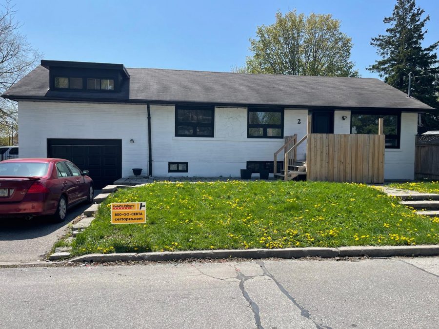 front of house with painted brick Preview Image 1