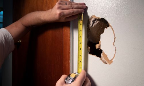 drywall hole