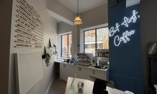 After - Behind Coffee Bar