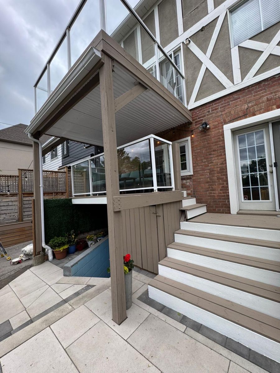 multi-level deck attached to rear side of home Preview Image 1
