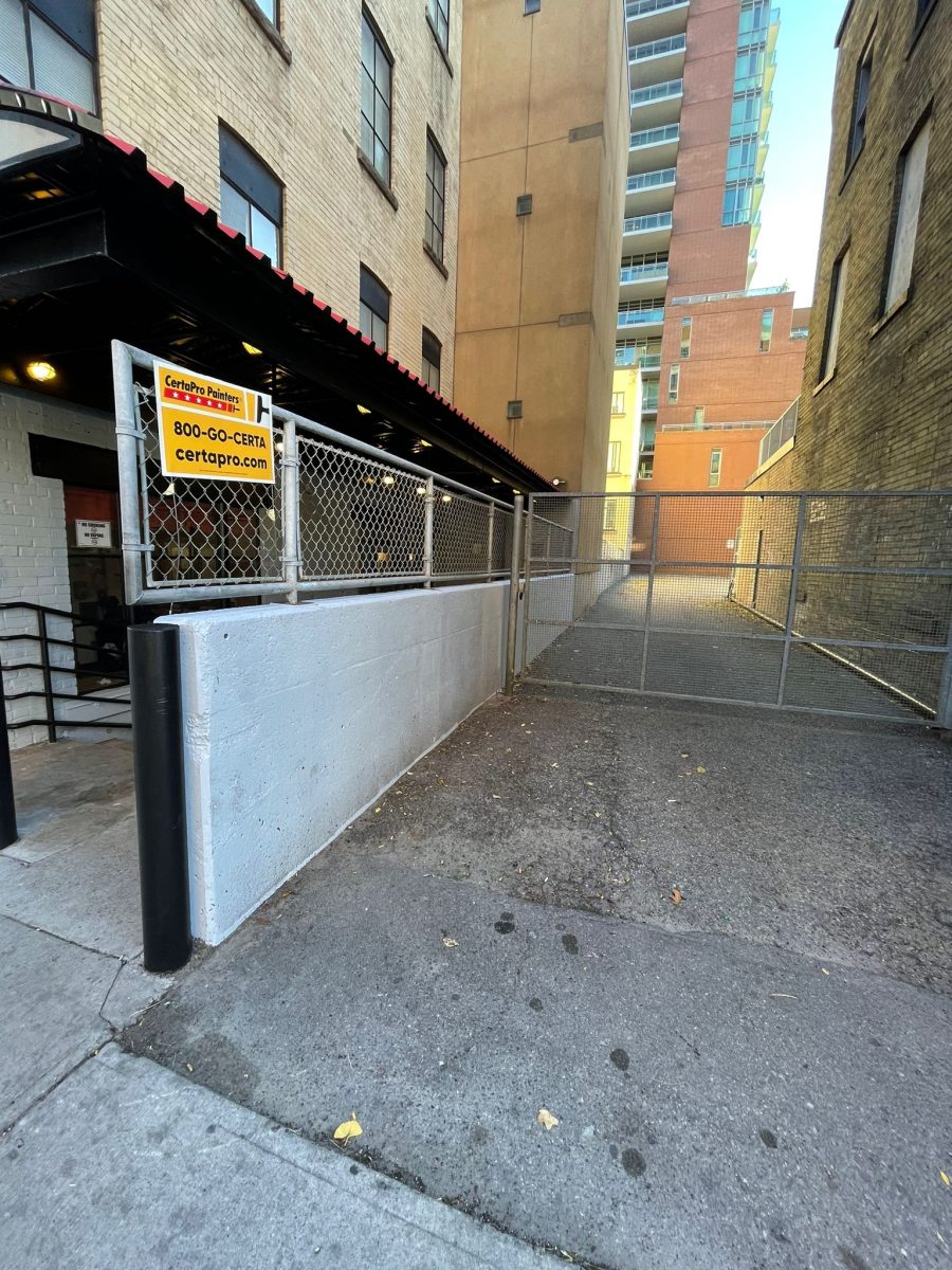 retaining wall next to ramp entrance to commercial space Preview Image 4