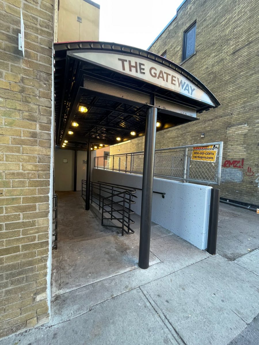 sidewalk and entrance to commercial storefront after painting Preview Image 1