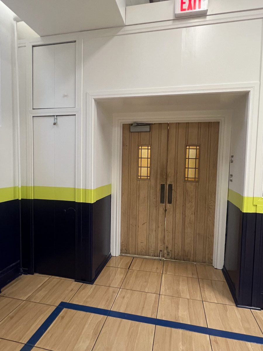 doors inside school gym after repainting project Preview Image 4