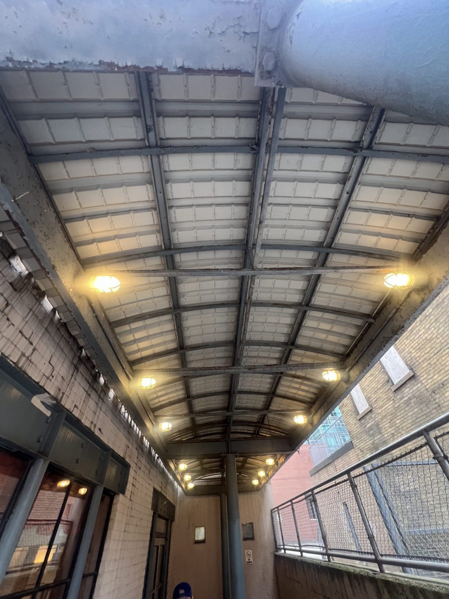 underside of ramp overhang next to entrance of storefront Preview Image 7