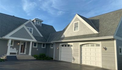 Gray House Exterior Painting