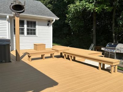 Deck Staining Project