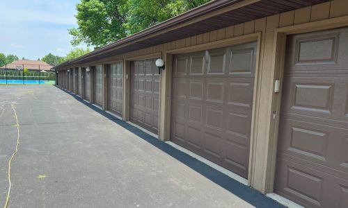 Garage Doors After Painting