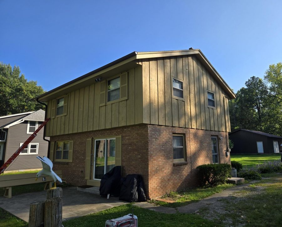 home exterior with stained cedar siding Preview Image 2