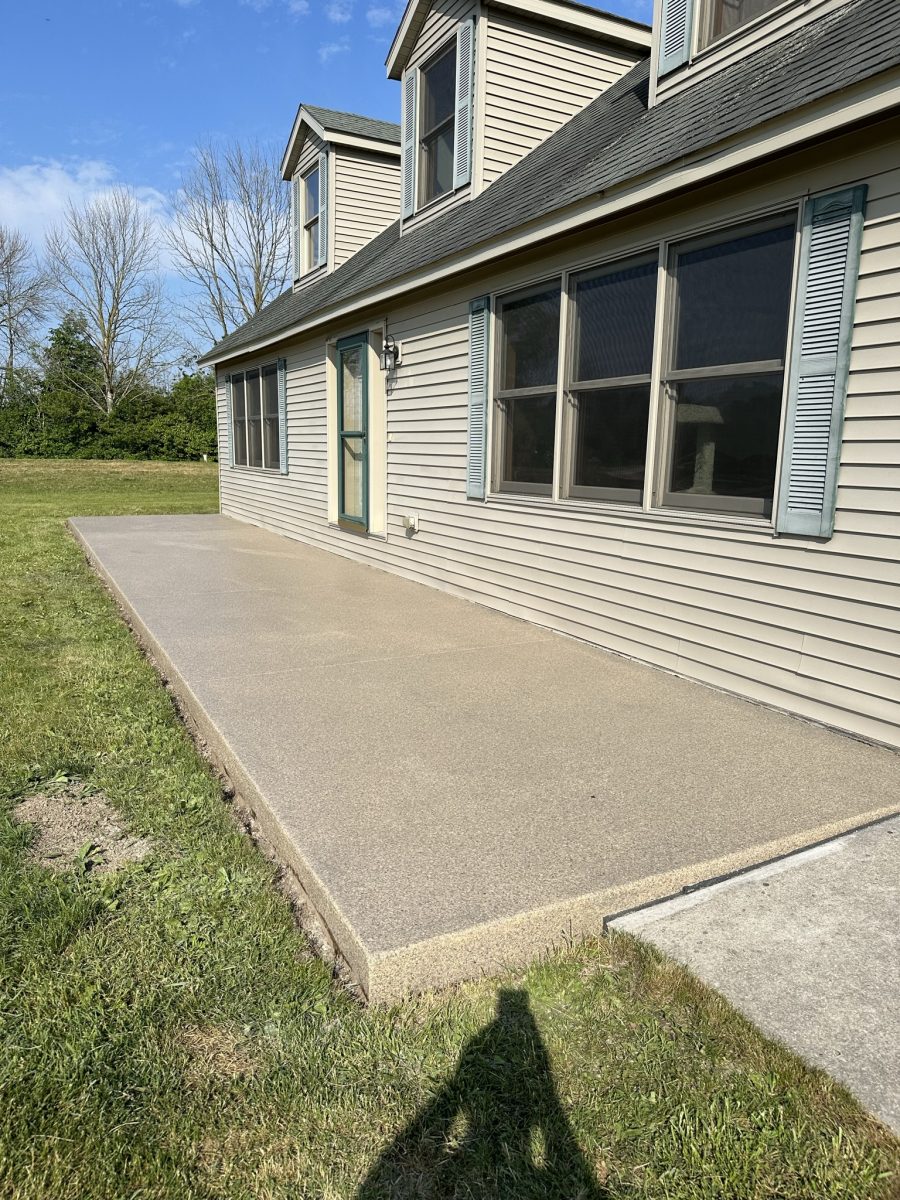 Polyurea floor coating