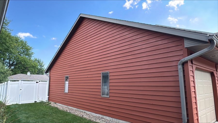 side of house with painted cedar siding Preview Image 2