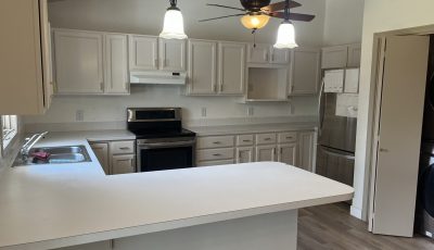 repainted kitchen cabinets