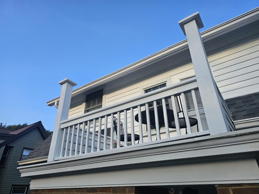 white painted siding and porch trim Preview Image 3