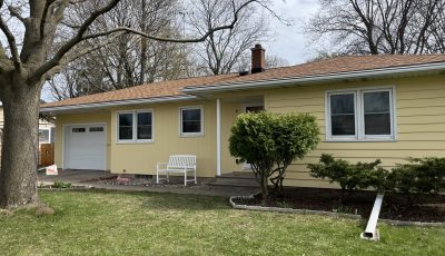 yellow painted house