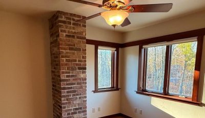 empty painted interior room