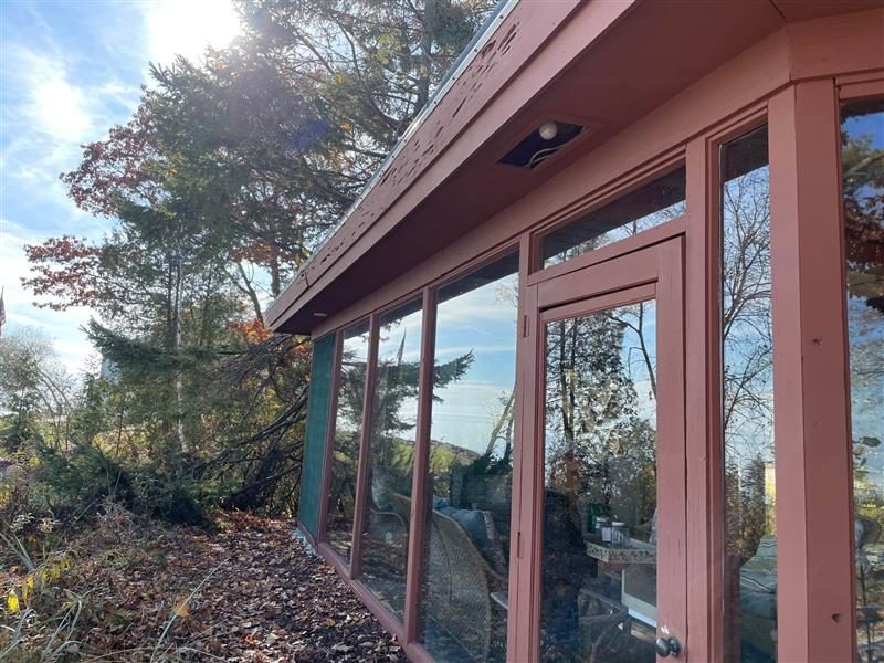 Cedar House Staining