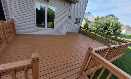Deck Staining Project
