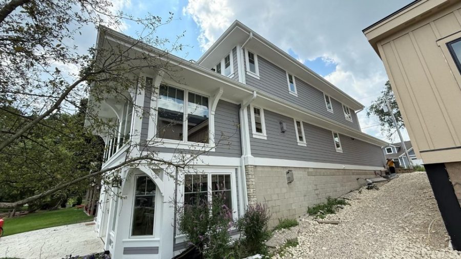 home exterior siding and trim repaint