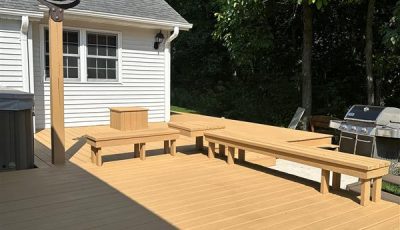 Deck Staining Project