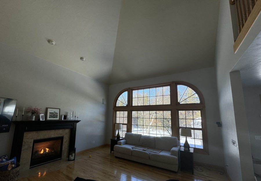 painted living room with elevated ceiling Preview Image 1