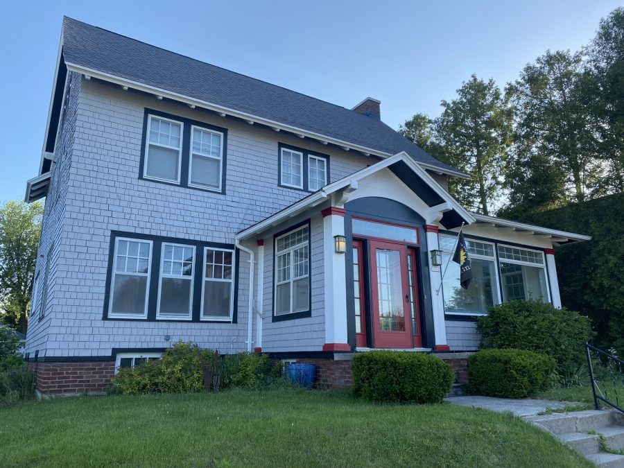 Cedar Shake Siding Painting