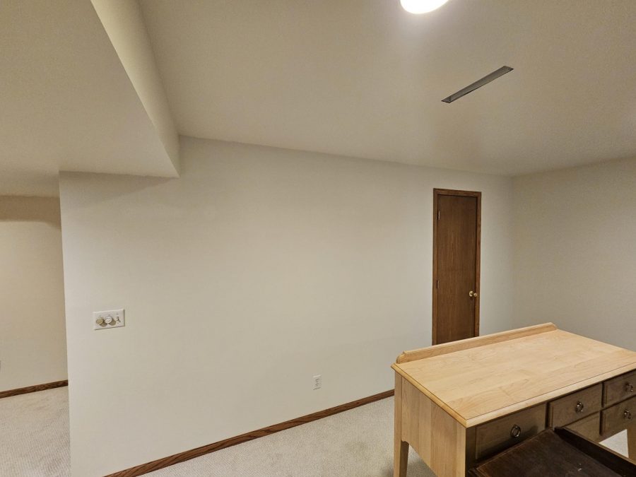 Ceiling and wall painting in basement with stairwell Preview Image 2