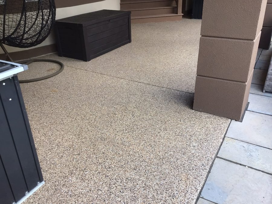 Polyurea floor coating