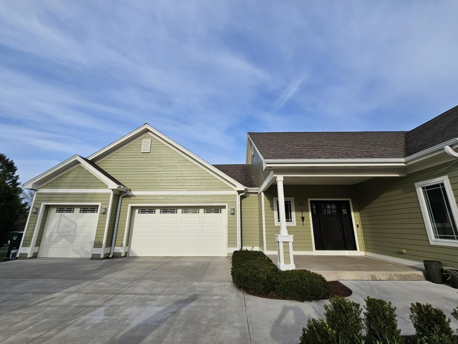 Siding, trim and shutters painted on exterior home in Kohler, WI Preview Image 2