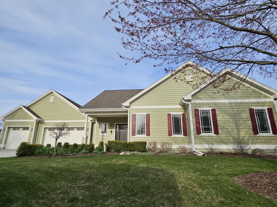 Siding, trim and shutters painted on exterior home in Kohler, WI Preview Image 3