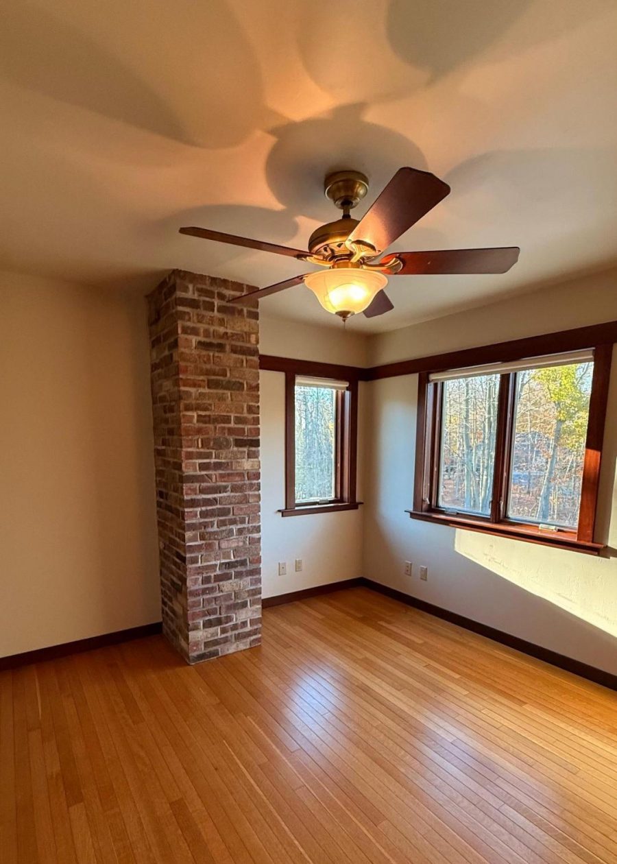 empty painted interior room