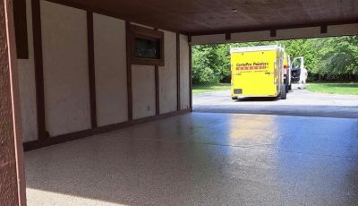 Polyurea floor coating