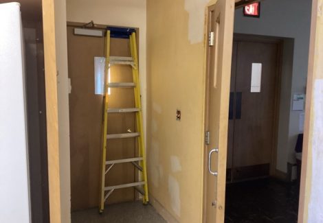 Church Kitchen Painting & Repairs (During)