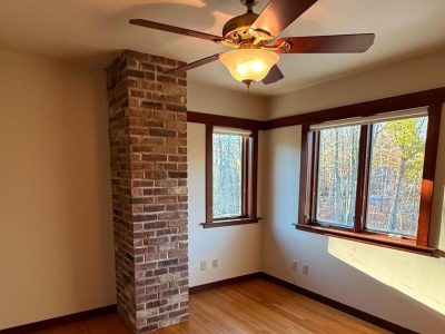 empty painted interior room