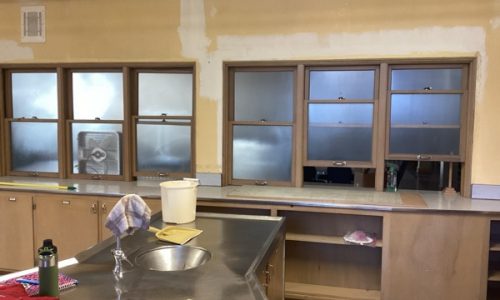 Church Kitchen Painting & Repairs (During)