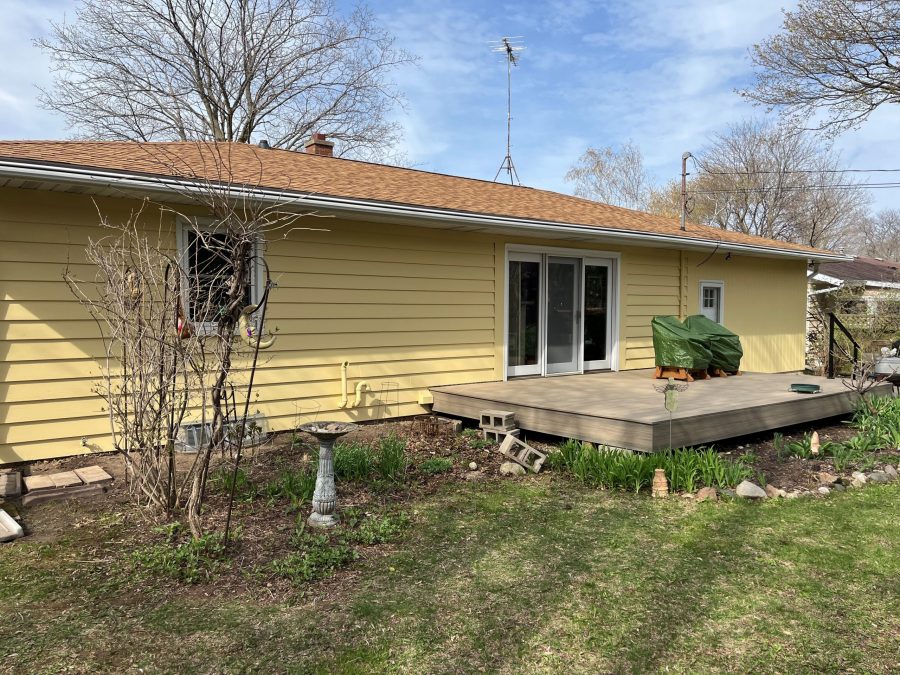 back of yellow painted house Preview Image 1