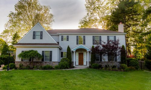 White Stucco Exterior