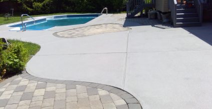 Pool Deck Staining in Colonia, NJ